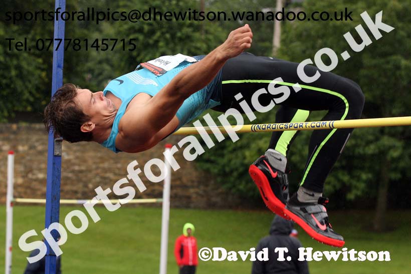 Senior mens high jump, EAP International Combined Events, Hexham Northumberland. Photo: David T. Hewitson/Sports for All Pics